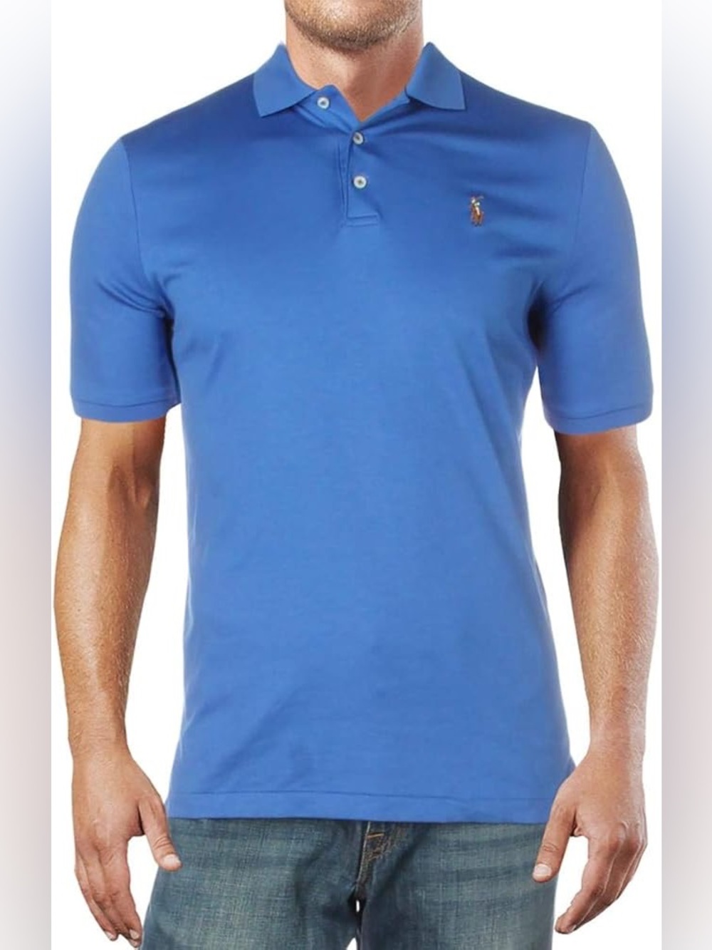 Polo Ralph Lauren Mens XL Soft Cotton Polo Shirt -